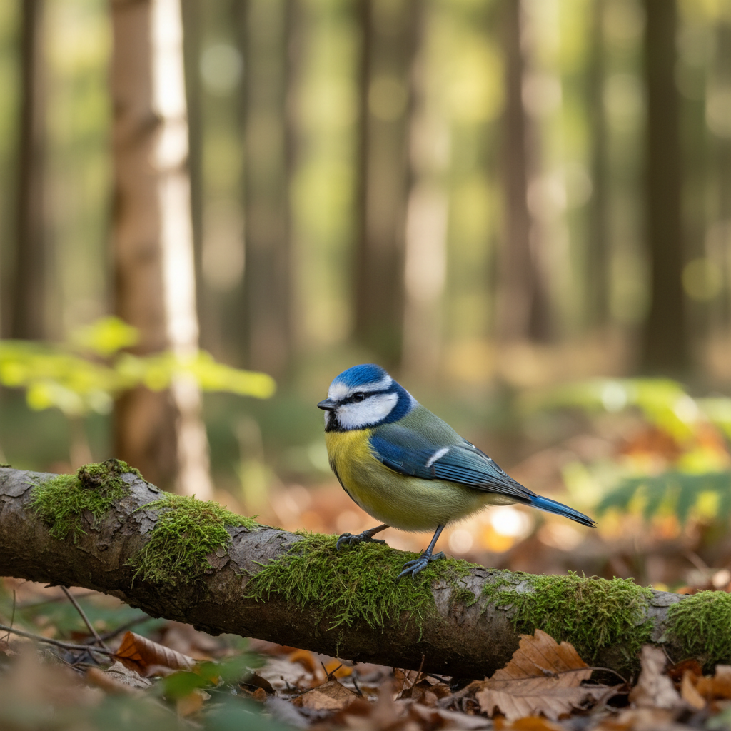Sikorka lazurowa – niezwykły ptak w polskich lasach